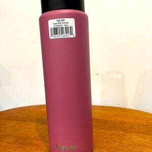 Tervis Rose Tumbler with Black Lid.  
24 oz